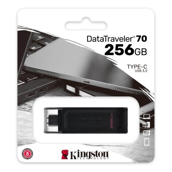PENDRIVE 256GB USB-C KINGSTON DATATRAVELER 70 DT70 256GB