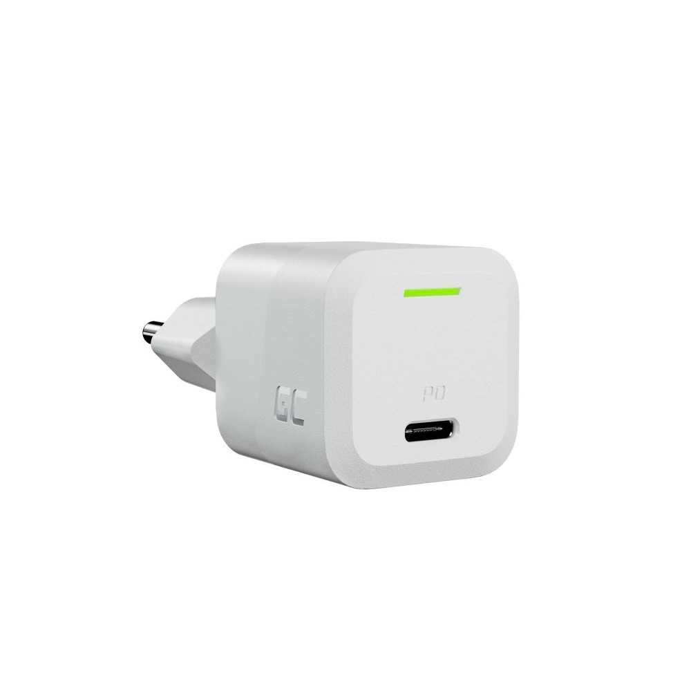 CARICABATTERIE USB TYPE-C PER SMARTPHONE E NOTEBOOK POWER DELIVERY 33W GREEN CELL CHARGC06W