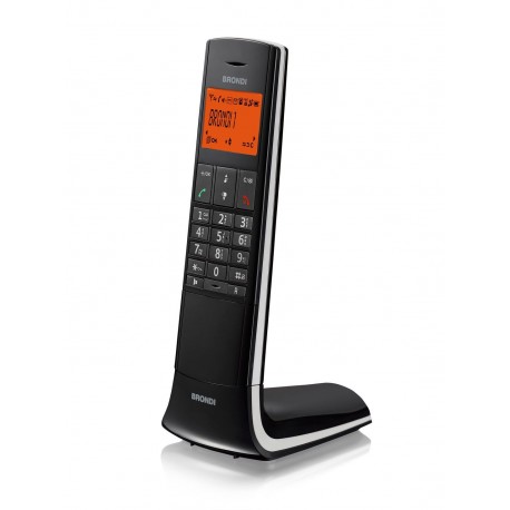 TELEFONO CORDLESS BRONDI LEMURE NERO