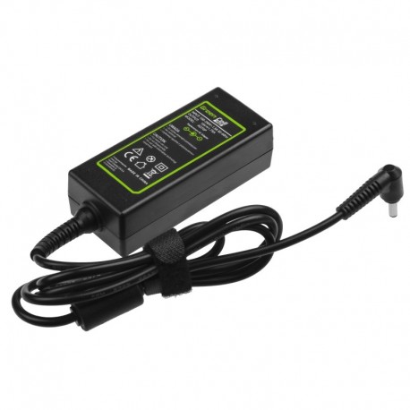 ALIMENTATORE PER NOTEBOOK ASUS 33W 19V 1.75A CONNETTORE 4,0MM*1,35MM GREEN CELL PRO AD70P