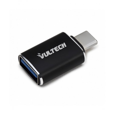 ADATTATORE VULTECH ADP-02P USB 3.0 TO TYPE-C - ALLUMINIO - NERO