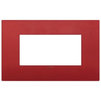VIMAR ARKE - PLACCA CLASSIC 4M ROSSO MATT