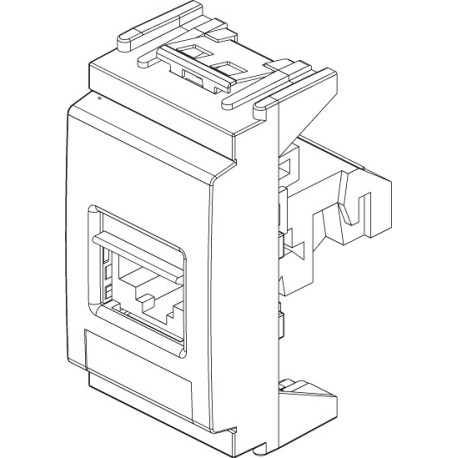 VIMAR IDEA - PRESA RJ45 NETSAFE CAT5E UTP BIANCO