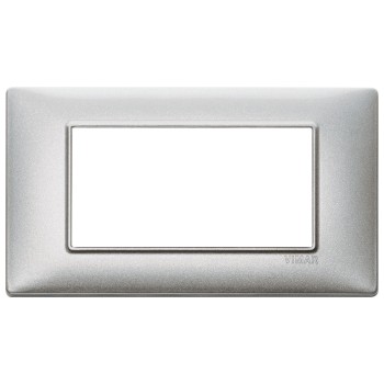 VIMAR PLANA - PLACCA 4M SILVER