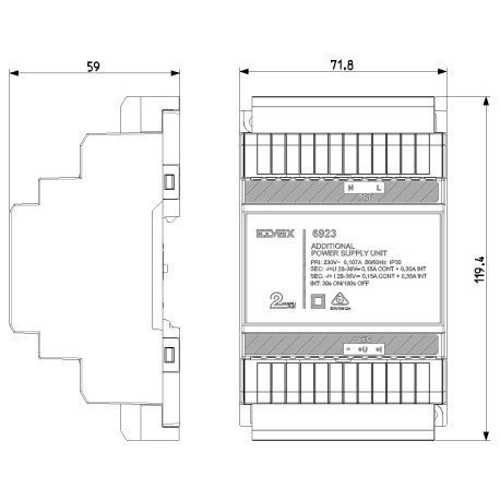 ALIMENTATORE DUE FILI PLUS 230V SUPPLEMENTARE