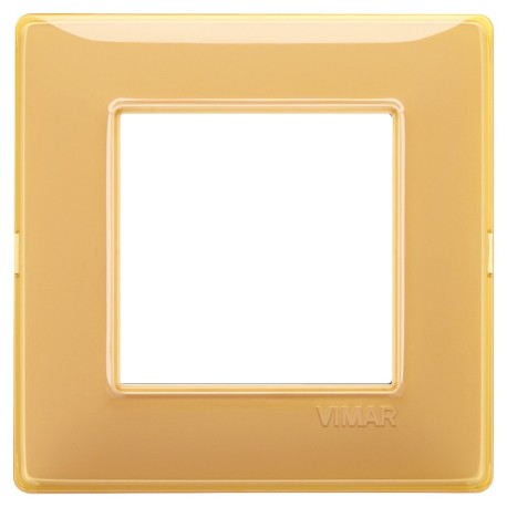 VIMAR PLANA - PLACCA 2M REFLEX AMBRA