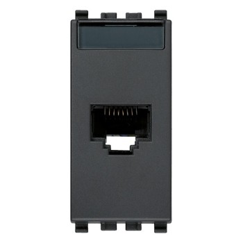 VIMAR EIKON - PRESA RJ45 NETSAFE CAT6 FTP GRIGIO