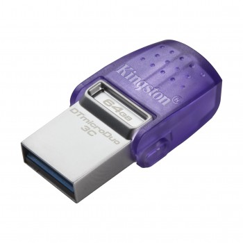 PENDRIVE USB DUO USB-A USB-C 64GB KINGSTON DATATRAVELER MICRODUO 3C DTDUO3CG3 64GB